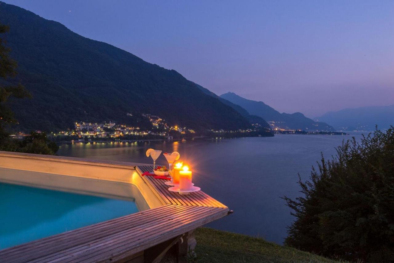 Villa Meraviglia - Villa With Breathtaking Lake Como Views Colico Exterior foto